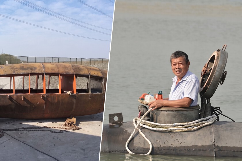 Chinese Farmer Builds Functional Five-Ton Submarine
