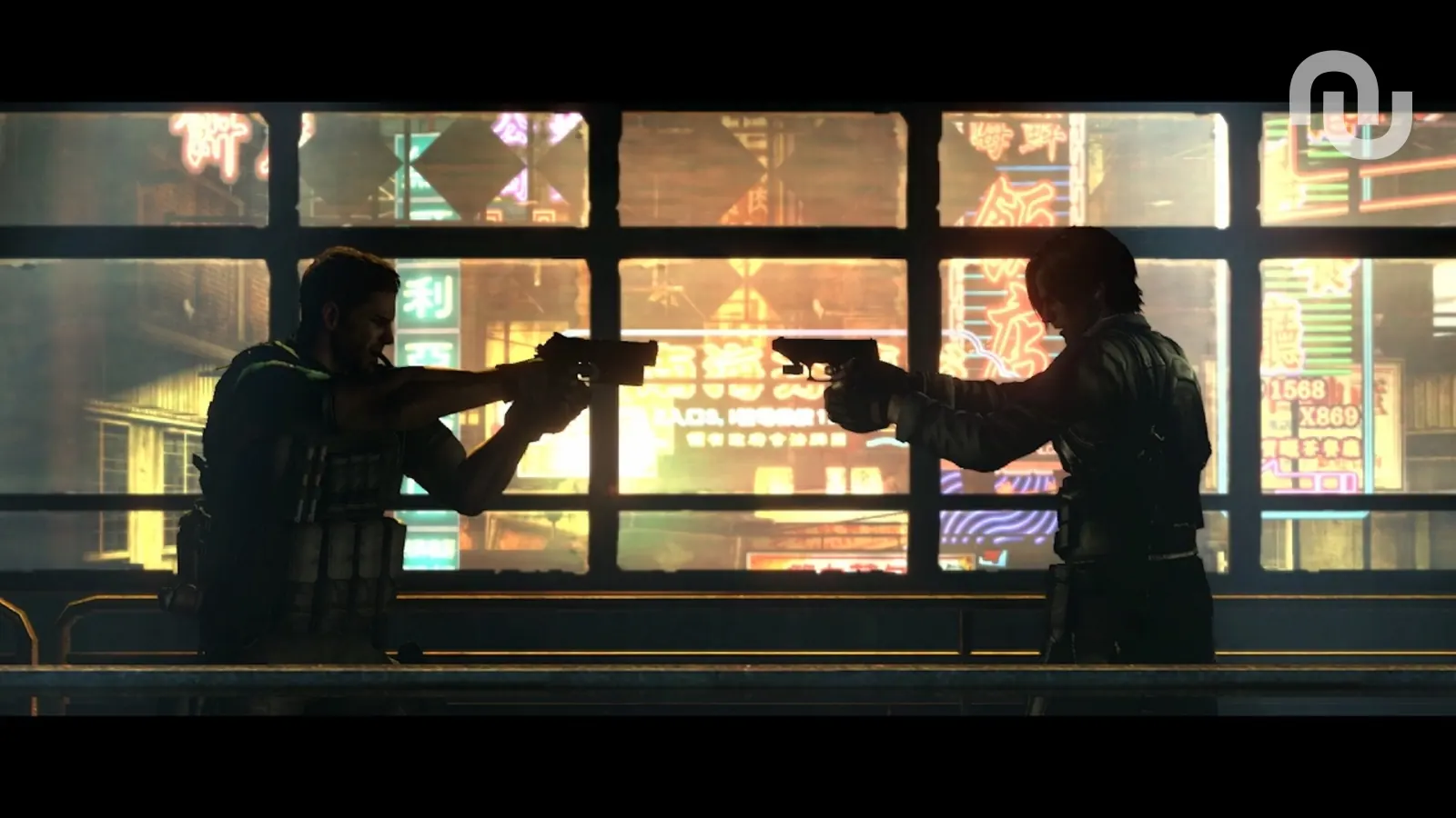 The Resident Evil video game series logo.