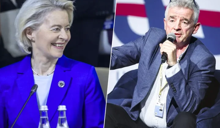 Ryanair CEO Slams EU President Von der Leyen for Air Traffic Control Failures