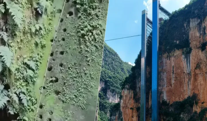 China’s Vertical Elevator Cuts a 3-Hour School Trek to 30 Minutes in Yunnan’s Nizhuhe Canyon